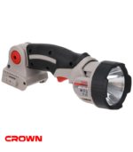 ⁦كشاف LED بطارية 20 فولت 2 امبير + شاحن - موديل CROWN – CT26008HX-2S⁩ - الصورة ⁦3⁩