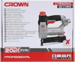 ⁦دباسة مسمار دبوس - بدون بطارية 20 فولت  CROWN – CT61001HX⁩ - الصورة ⁦2⁩
