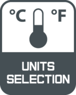 units selection temperature