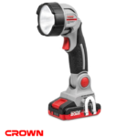 كشاف LED بطارية 20 فولت 2 امبير + شاحن - موديل CROWN – CT26008HX-2S